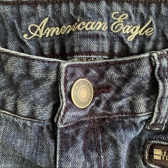 American Eagle Moto Zip Short Shorts size 4 - Picture 6 of 8